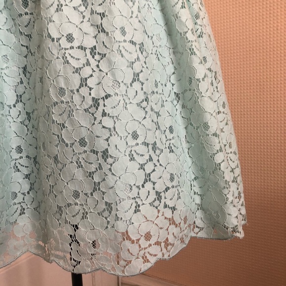 Talula Debutante lace dress in mint - Picture 4 of 10